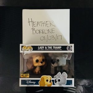 Disney funko pops lady and the tramp